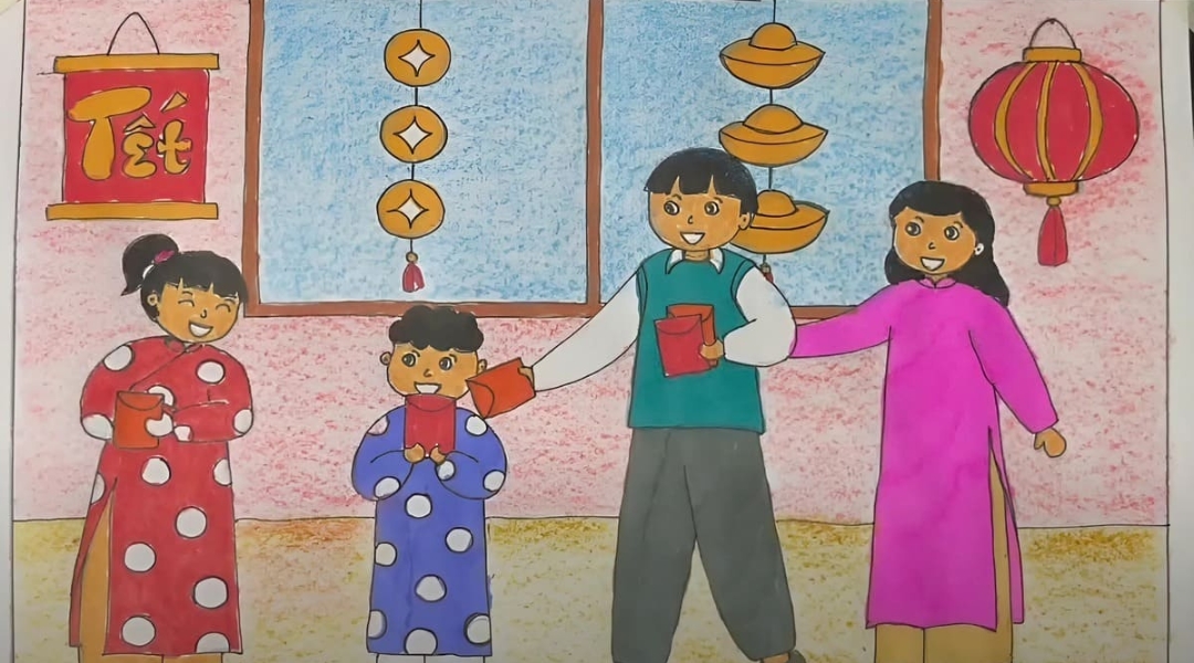 anh mau tranh ve ngay tet cho tre 4